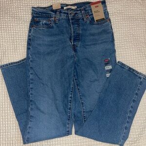 Levi's Women's Classic Straight Leg Blue Jeans